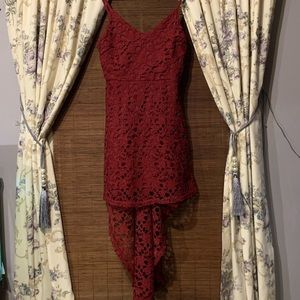 Golden Days PARIS, Burgundy Lace Dress, Size M